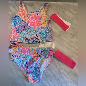 Lily Pulitzer Girls Splashdance Swim suit 2